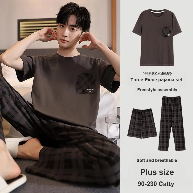 MADALLO Pajama Set Men's Dark Brown-5