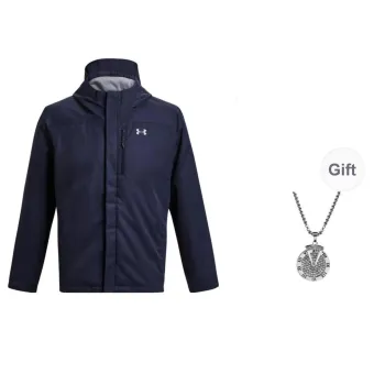 Under Armour Storm Porter 3 In 1 2.0 Jackets Coats Men's Navy Blue Comes With Necklace