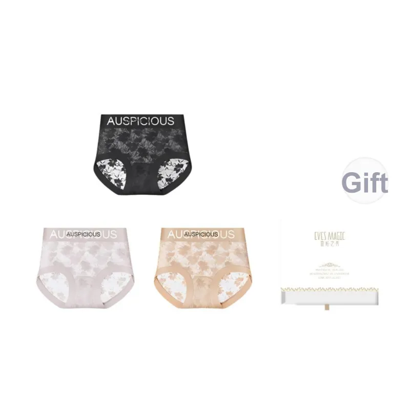 XIA.WA.ZHI.XIU Underpants Women's 3 Pack Gift Box Set-44