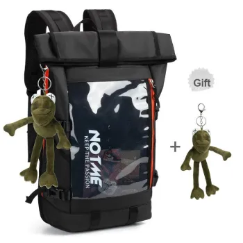 NOT ME Nylon Backpack Regular Unisex Cool Black