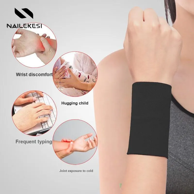 NAILEKESI Wrist Brace With Palm Protection Thermal Protective Compression Unisex Overall Protective Equipment-3