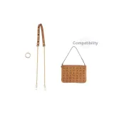Leather Chain Shoulder Strap 90cm+Spring Ring