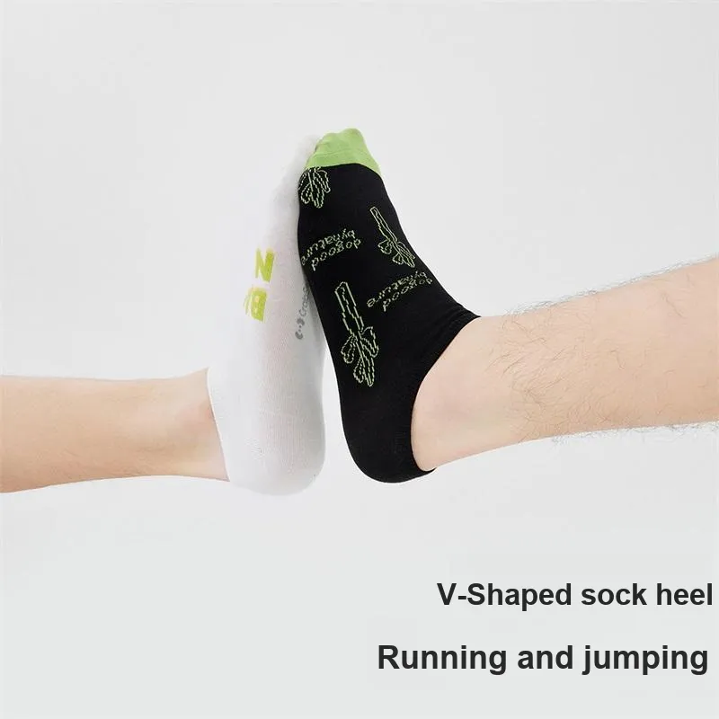 Crabsecret No Show Socks Men's 5 Pack-2