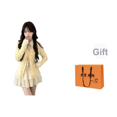 SIXUSICHOU Длинное платье с длинными рукавами женское