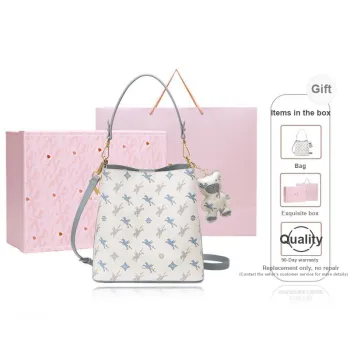 NUCELLE PVC Handbag Crossbody Bag Medium Size Women's Multicolor