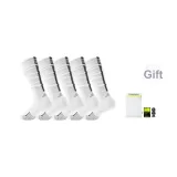 Black[Athlete Exclusive Box 5 Pack, Ultra-High Top](Includes Free Laundry Bag)