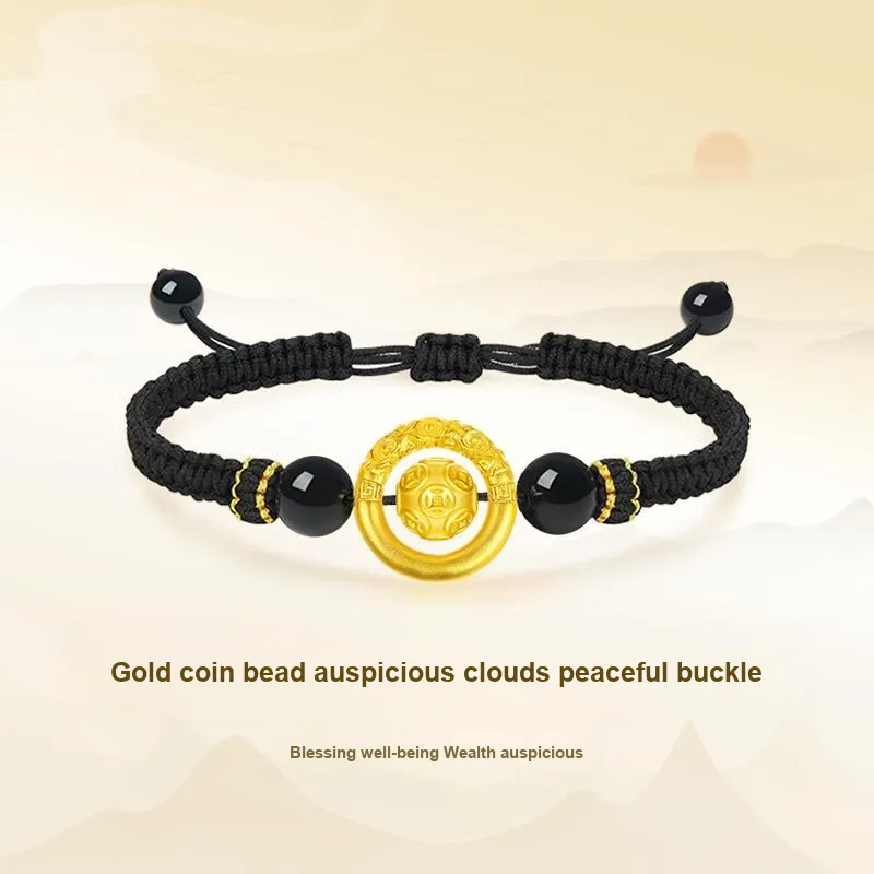 Lao Feng Xiang Gold Bracelet Unisex-1