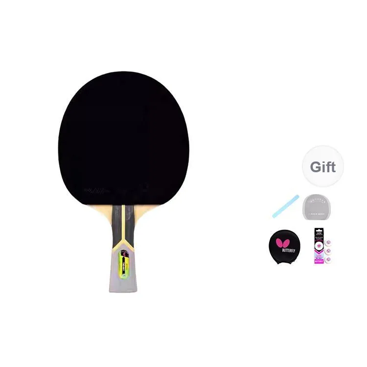 Butterfly Ping Pong Paddles Unisex All Wood With Carbon Fiber-2