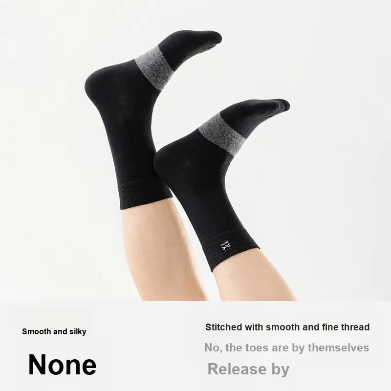 MIIOW Mid Calf Socks Men's 5 Pack-11