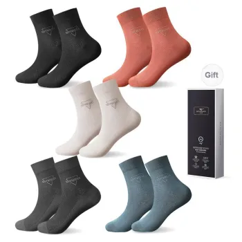 SEPTWOLVES Socks Gift Box Men's 5 Pack Mixed Color