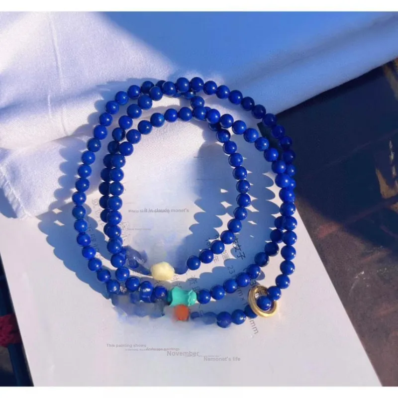 COUMILA Lapis Lazuli Bracelets Unisex Brand New-2