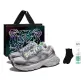Cool Gray/New Year Red (Black Tiger Shopping Bag Clothing Sets)