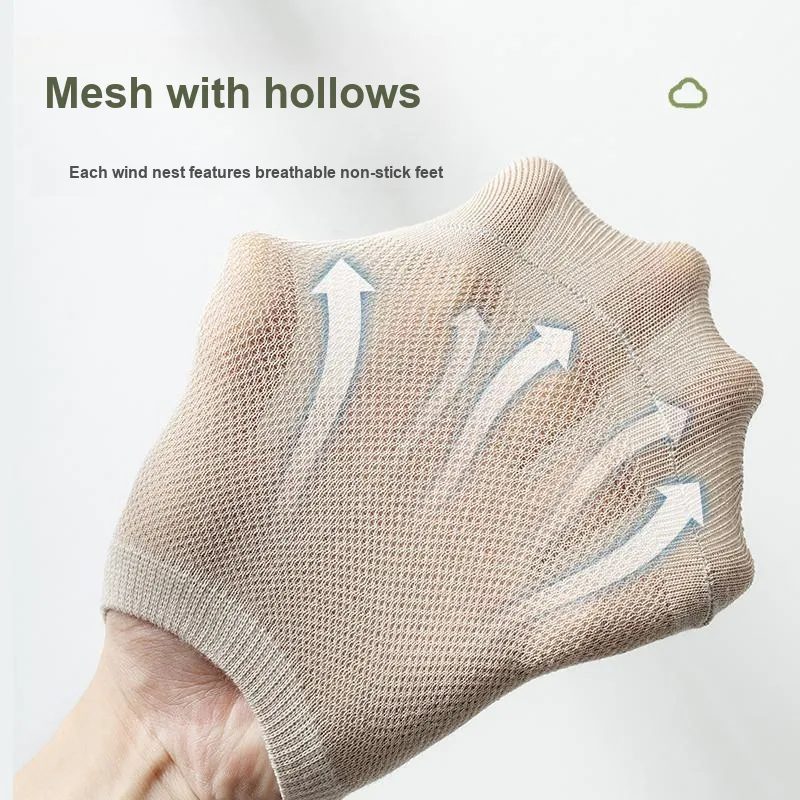 Top Melon No Show Socks Men's 5 Pack-9