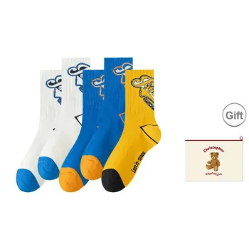 Caramella Mid-Calf Socks Men's Shopping Bag Combo Set