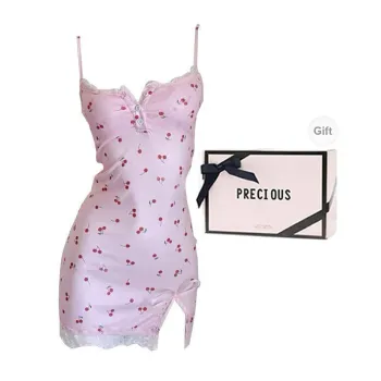 METE WHALE MT Nightgown Women's Gift Box Set Pink