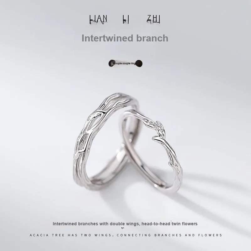 Modern Miracle Sterling Silver Rings Unisex-7