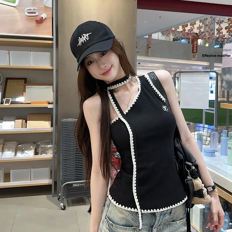 YGPRW Tank Tops Women's Black-6