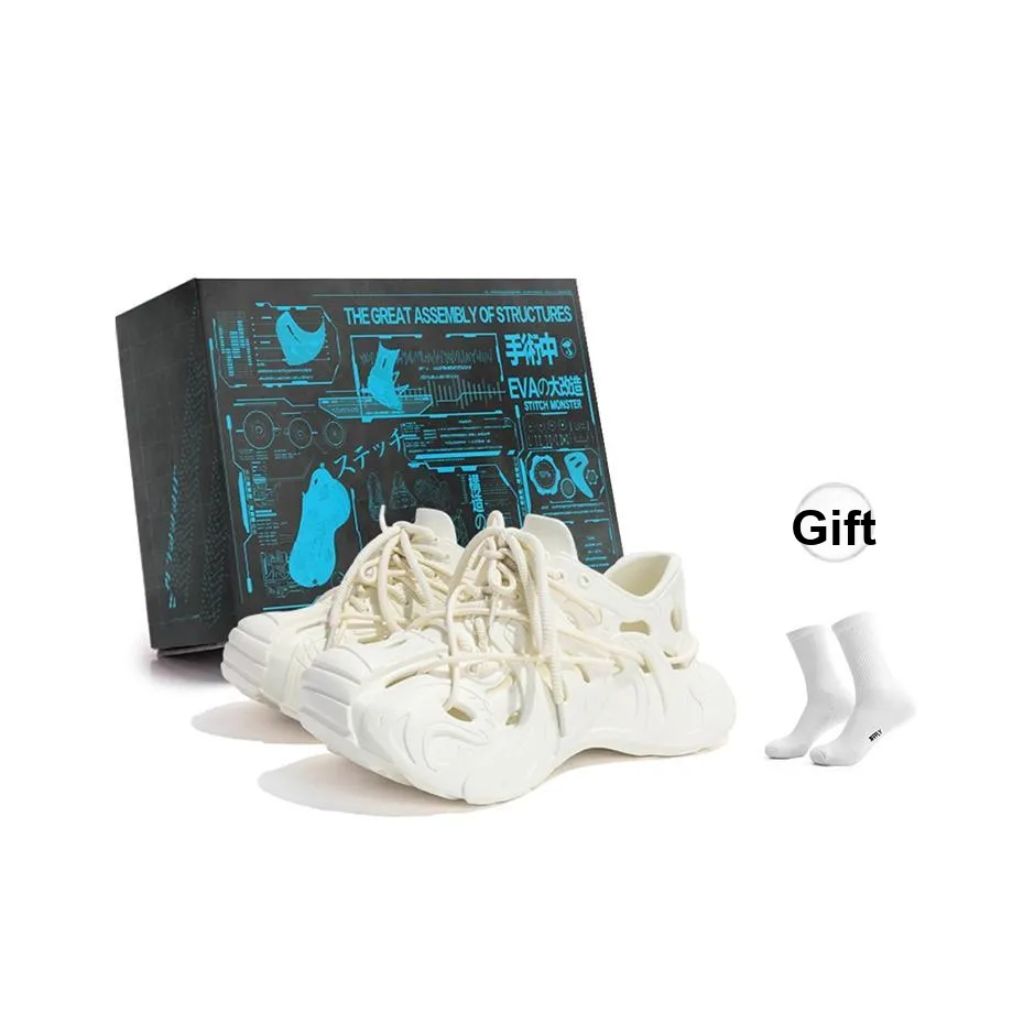 Jifffly Shock Absorbers Slip Resistant, Abrasion Resistant, Breathable Low Top Chunky Sneakers Unisex Box