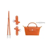 Carrot Silver-Tone Buckle (Lóngyè Miàn Perforated Abrasion-Resistant Buckle+Shoulder Strap)