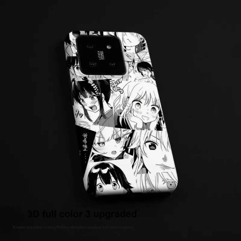 Keshami PC Material Fully Enclosed Impact Resistant Matte Comic Girlish Phone Cases Compatibility  Xiaomi 15 Pro/14 Pro-6