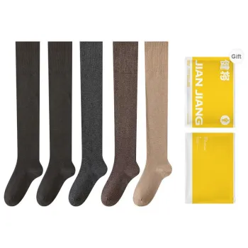 Master Thigh high Socks Women's Shopping Bag Combo Set