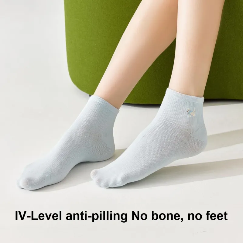 Temooues Ankle Socks Women's Combo Set-3