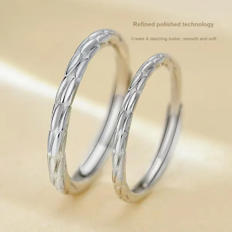 Master Kim Niche Ins Trendy Business Casual Adjustable Opening Ring Unisex-2