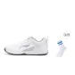 White and Silver Sports Socks