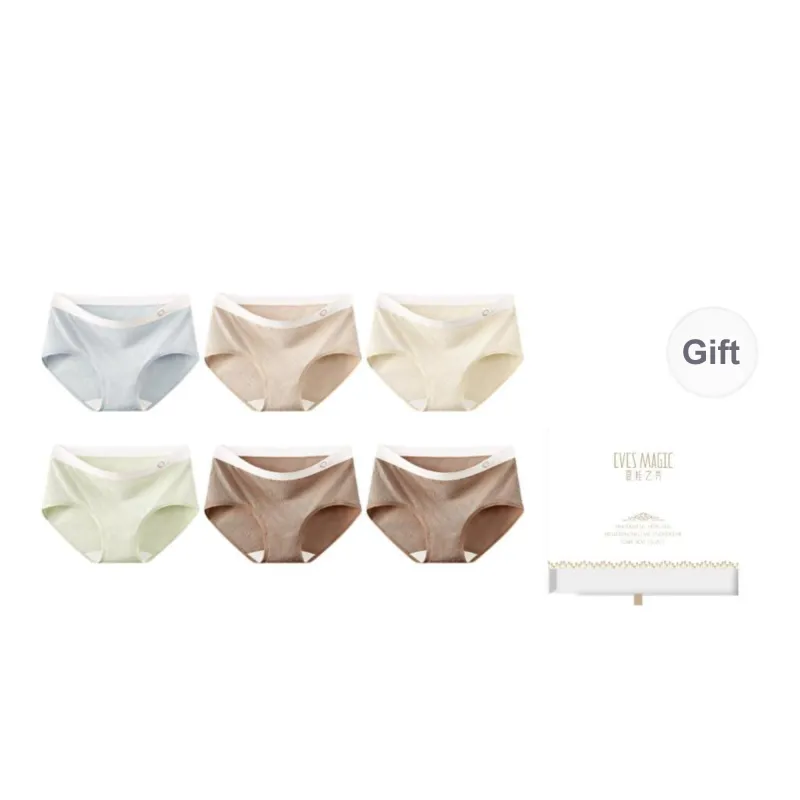 XIA.WA.ZHI.XIU Underpants Women's Shopping Bag 6 Pack-20