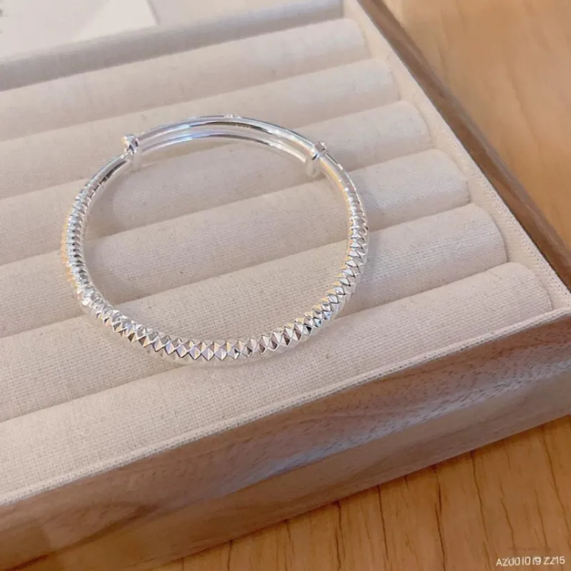 BKBU 999 Fine Silver Bangles Women's-2