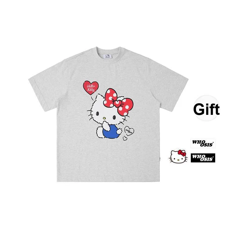 WHOOSIS x HELLO KITTY T Shirt Unisex-4