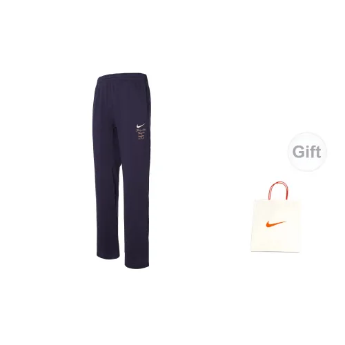 Nike Casual Pants Men Dark Blue Pants+Gift Bag