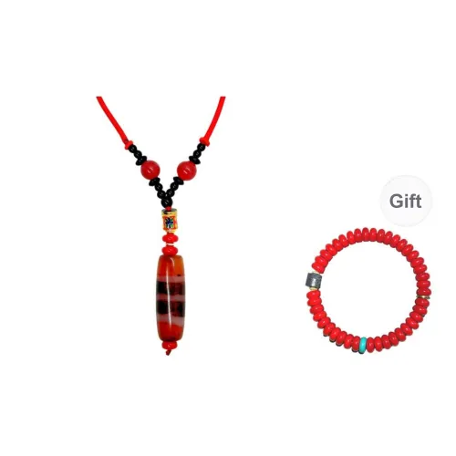 ZANJICHUANQI Agate Pendant Necklaces Unisex