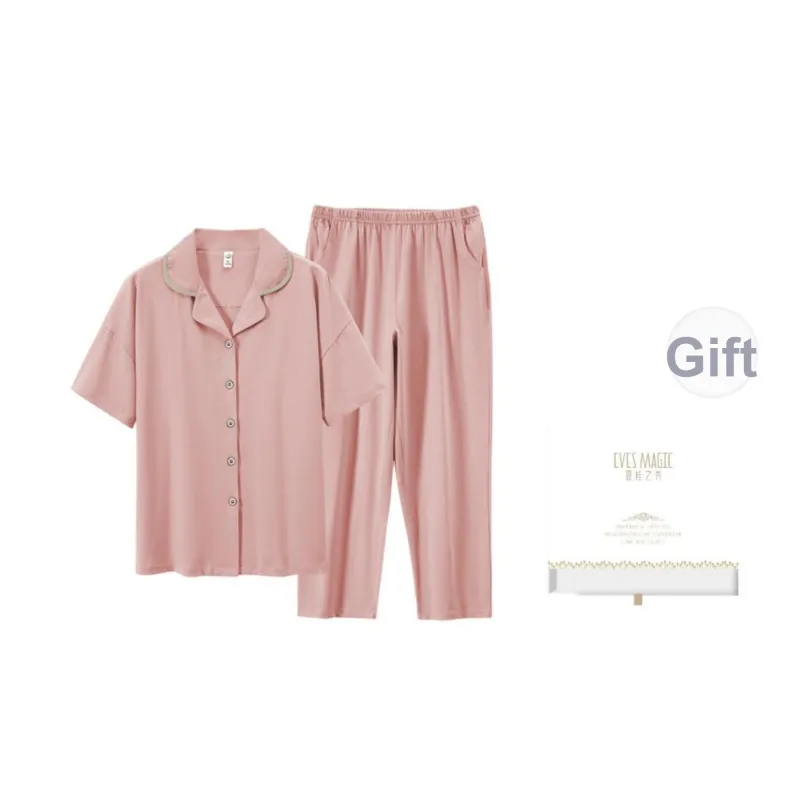 XIA.WA.ZHI.XIU Pajama Set Women's Two Piece Set-0