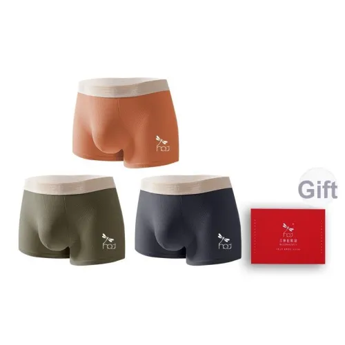 RED DRAGONFLY 100% хлопок нижнее белье дружелюбно к коже и удобное мужское набор из 4 штук в подарочной коробке