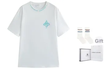 Charlie Luciano T Shirts Unisex White Box+Socks