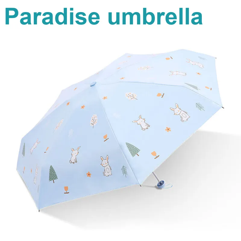 Heavenly Umbrella Ultraviolet Sun And Rain Dual Use Umbrella Vinyl Foldable Portable Sun Umbrella For Unisex-21