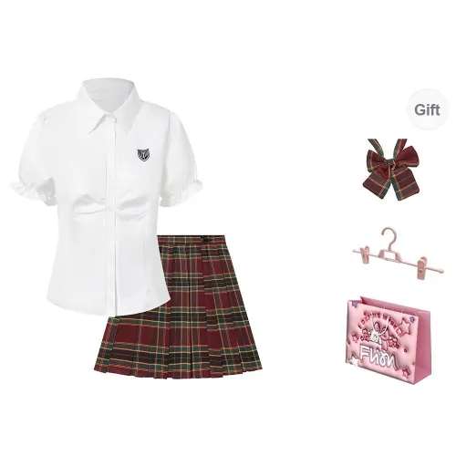 FLIM Uniforms Women's White Set Includes Small Item