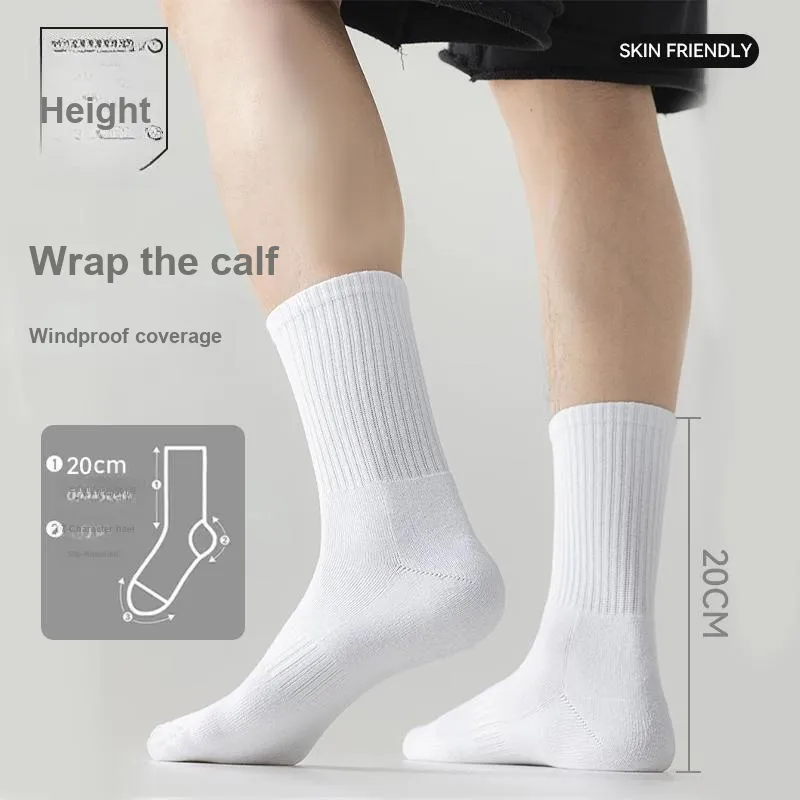 MIIOW Mid Calf Socks Men's 5 Pack-50