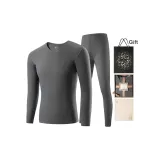 Men's V-Neck Gift Box Set (Downpour Gray) Heat-Free/Shopping Bag Included