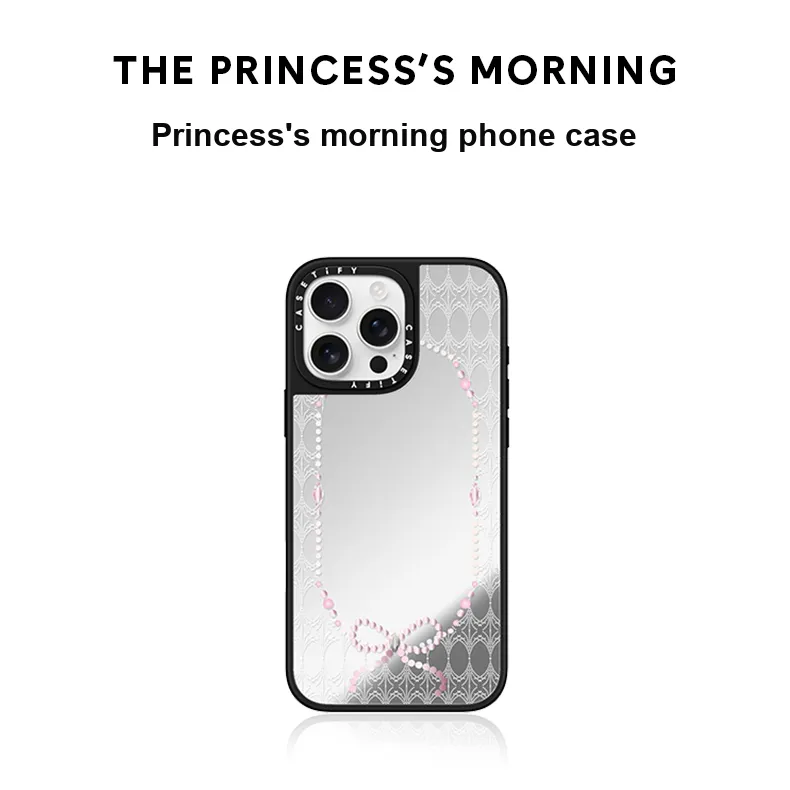 CASETIFY TPU+PC Material Princess Morning Phone Cases Compatible With IPhone 16/15/14 Plus/Pro/Ma Cartoon-1