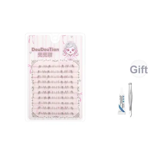 DOUDOUTIAN Клеящиеся ресницы для женщин