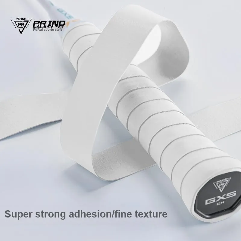 P.R IND Badminton Grip Tape White Polyurethane PU Thin-2