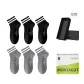 Gray Double Stripe 3+Black Double Stripe 3
