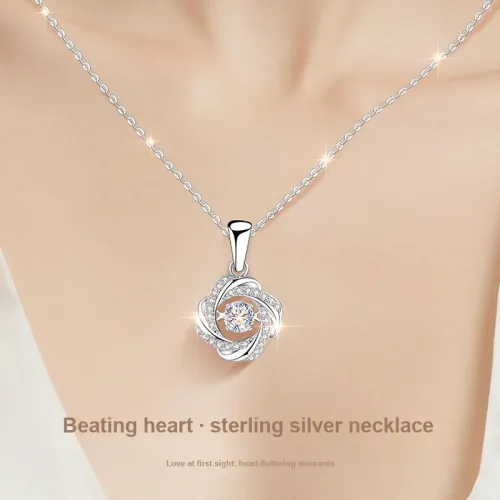 EAST BEAUTY S925 Silver Necklaces Women's