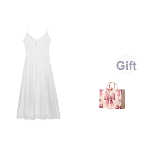 SourceDEEMO Slip Платье Женское Белое