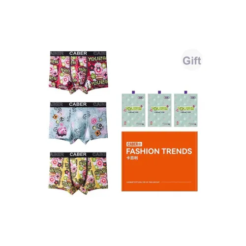 Caber Wealth [3 комплекта мужские 3 штуки] Мужские подарочные наборы нижнего белья