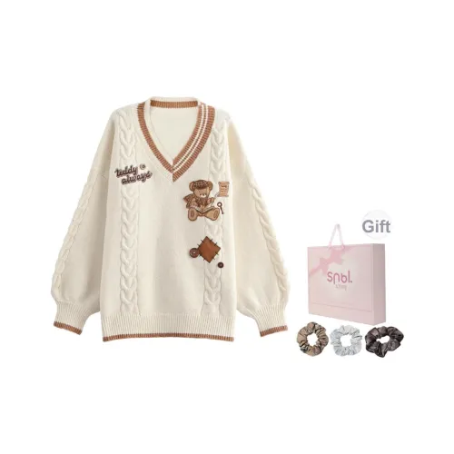 SNBL Экрю Женская Трикотажная Одежда