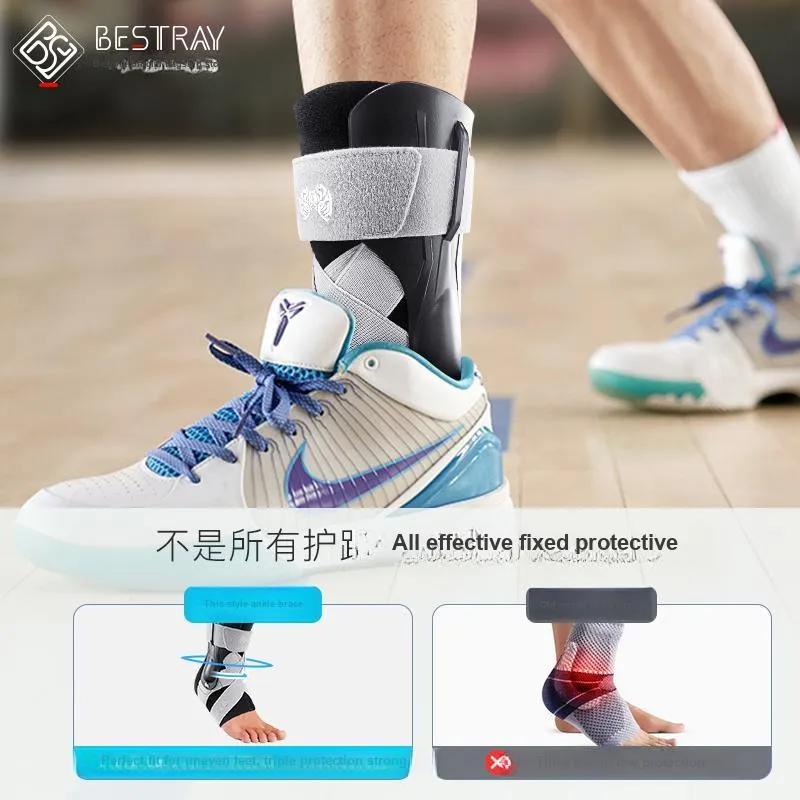 BESTRAY Ankle Braces Soccer Basketball Running Cycling Unisex Neoprene Polyester-5