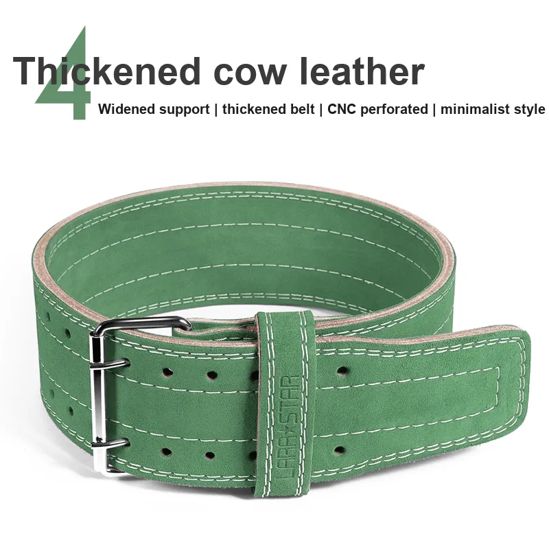 LARA STAR Back Support Braces Fitness Breathable Protective Slip Resistant Cow Leather Men's-9